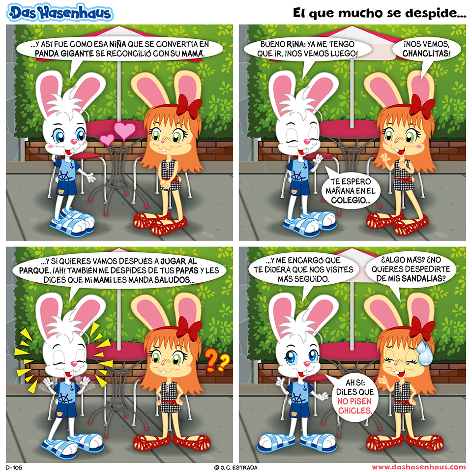 El que mucho se despide...