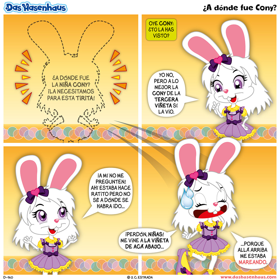 ¿A dónde fue Cony?